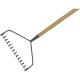 Kent and Stowe Long Handled Carbon Steel Soil Rake 16 Metre Long