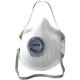 Moldex Classic Moulded Disposable Dust Mask with D Ventex Valve Aqueous Toxic Dust and Fibres EN149 Pack of 20