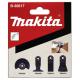 Makita 4 Piece Multi Tool Flooring Blade Set