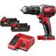 Milwaukee M18SET1C 18v Cordless Combi Drill with 2 Lithium Ion Batteries 15ah