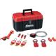 MasterLock 12 Piece Lockout Toolbox Kit for Valve and Electrical Devices