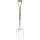 Spear and Jackson Traditional Stainless Steel Digging Fork with 712mm Wooden Handle