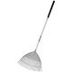Spear and Jackson Neverbend Carbon Plastic Leaf Rake with 1219mm Tubular Handle