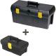 Stanley Plastic Tool Box Set Black 480mm 19 and 315mm 125