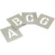 Atb Set Zinc Stencils Letters 2In