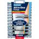 Plasplugs All in One Fixings for Plasterboard Concrete and Brick Assorted Sizes 5mm 10mm Pack of 52