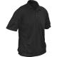 Roughneck Mens Quick Dry Work Polo Shirt Black Large