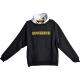 Roughneck Mens Hooded Sweatshirt Black Grey XL