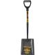 Roughneck Steel No 2 Square Mouth Shovel with Fibreglass Handle