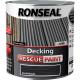 Ronseal Decking Rescue Paint Charcoal 25 Litre