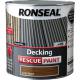 Ronseal Decking Rescue Paint Chestnut 25 Litre