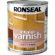 Ronseal Interior Varnish Quick Dry Satin Dark Oak 750ml