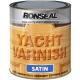 Ronseal Exterior Yacht Varnish Satin 25 Litre
