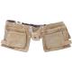 Professional Split Leather Double Tool Pouch
