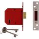 Union Locks 2101 5 Lever Mortice Deadlock Satin Chrome Finish 795mm 3