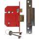 Union Locks Strongbolt 2200S BS 5 Lever Mortice Sash Lock 81mm Satin Chrome