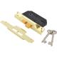 Union Locks 2242 2 Lever Mortice Rebated Sash Lock Silver Enamel 785mm 3