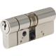 Yale Anti Snap Platinum 110mm Euro Cylinder Bright Nickel 55mm x 45mm