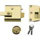 Yale Locks P1 Double Security Nightlatch Brasslux Finish 60mm Backset