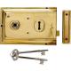 Yale Locks P334 Rim Lock Chrome Finish 156 x 104mm