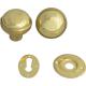 Yale Locks P405 Rimknob Polished Brass Finish
