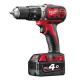 MILWAUKEE M18BPD402C M18 18V COMPACT COMBI HAMMER DRILL WITH 2X 40AH LIION BATTERIES