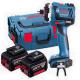 BOSCH GSR18VEC FC2 DRILL DRIVER GFA CHUCK WITH 2X 40AH LIION BATTERIES