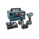 MAKITA DLX2131JX1 18V COMBI and IMPACT DRIVER TWIN PACK WITH 3X 30AH LIION BATTERIES