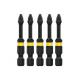DEWALT DT7391TQZ 50MM IMPACT RATED PZ2 SCREWDRIVER BITS PACK OF 5