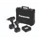 PANASONIC EYC217LJ2G31 18V COMBI DRILL and IMPACT DRIVER KIT WITH 2X 50AH LIION BATTERIES