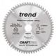 TREND CSBAP21664 CRAFT SAW BLADE ALUMINIUM AND PLASTIC 216MM X 64T X 30MM
