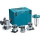 MAKITA DRT50ZJX3 18V BRUSHLESS ROUTER TRIMMER KIT BODY ONLY WITH PLUNGE BASES