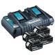 MAKITA 1976276 POWER PACK 4 X 50AH BATTERIES and TWIN PORT CHARGER