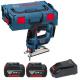 BOSCH GST18VLIB 18V JIGSAW WITH 2X 30AH LIION BATTERIES SUPPLIED IN LBOXX