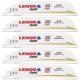 LENOX 210979110GR PACK OF 5 GOLD METAL CUTTING RECIPROCATING SAW BLADE 25X229MM 10TPIX