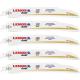 LENOX 21089960GR PACK OF 5 GOLD DEMOLITION RECIPROCATING SAW BLADES 22X229MM 10TPIX