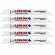 LENOX T20580810R PACK OF 5 BIMETAL RECIPROCATING SAW BLADES 19X200MM 10TPIX