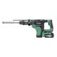 HIKOKI DH36DMAJGZ 36V MV SDSMAX ROTARY HAMMER DRILL 85J WITH 2X MV 4080AH LIION BATTERIES