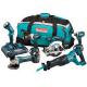 MAKITA DLX6072PT 18V 6 PIECE KIT WITH 3X 50AH LIION BATTERIES