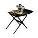 DEWALT D24000 SLIDE TABLE WET TILE SAW 240V LEG STAND