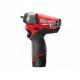 MILWAUKEE M12CIW14202C FUEL 12V IMPACT WRENCH 2 X 20AH RED LIION BATTERIES